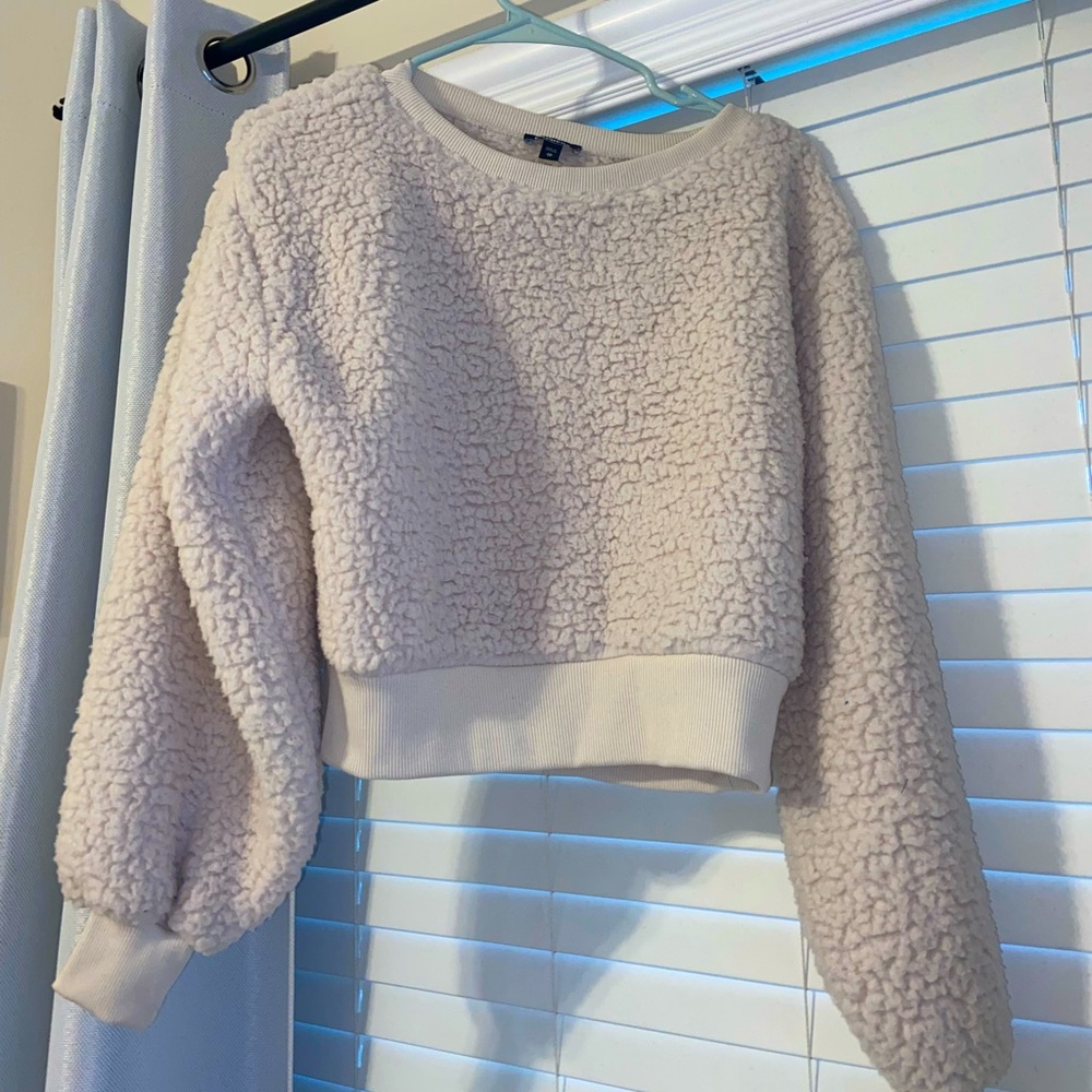 Brand new, Express, sherpa sweatshirt